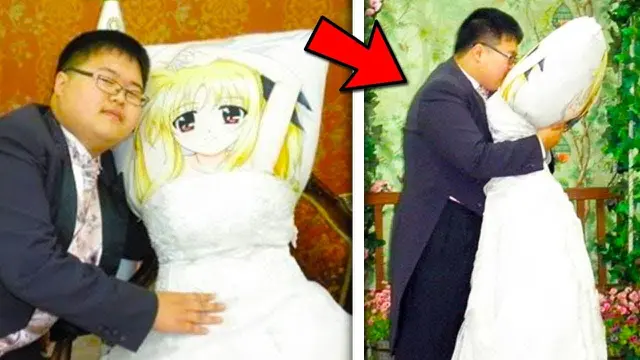 6 Potret Absurd Orang Nikah dengan Benda Mati Ini Bikin Geleng Kepala