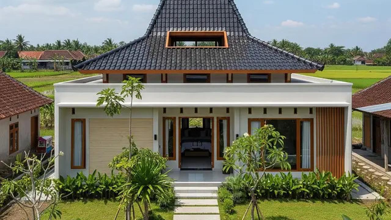 7 Model Rumah Sederhana Tapi Mewah dengan Atap Modern 2025 yang Cocok untuk Tinggal di Desa
