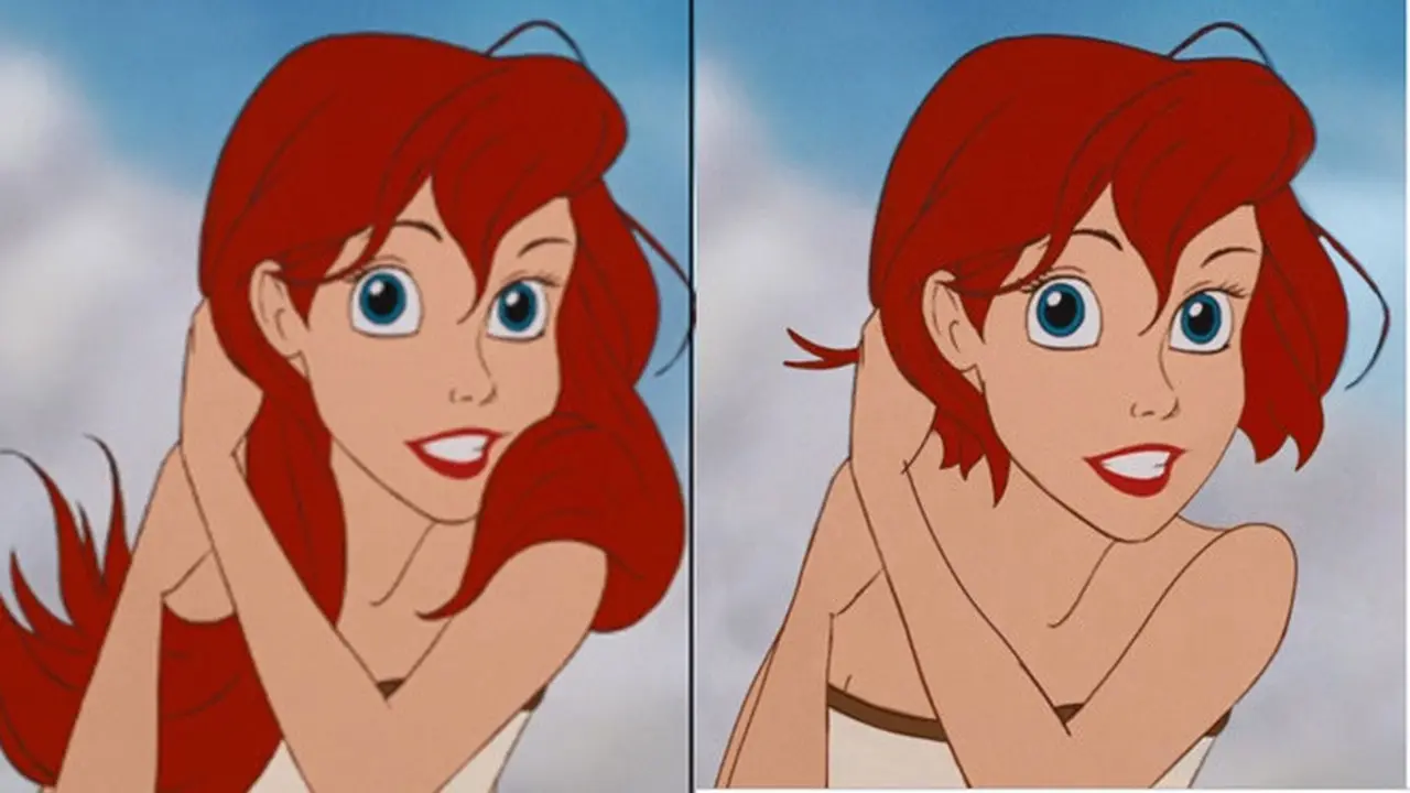 Putri Disney Berambut Pendek