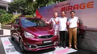 New Mitsubishi Mirage (Foto: Yongki Sanjaya/Liputan6.com)