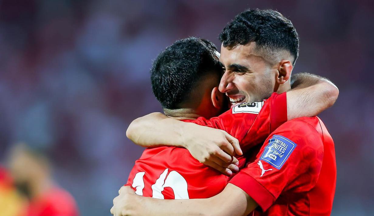 Akibatnya Bahrain mampu menyamakan kedudukan lewat Mohamed Marhoon di menit ke-90+9. Kemenangan Timnas Indonesia yang sudah di depan mata pun sirna. (Instagram Timnas Bahrain)