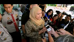 Ida Fauziah yang merupakan politikus Partai Kebangkitan Bangsa enggan memberikan komentar lebih jauh, Jakarta, Senin (18/08/2014) (Liputan6.com/Faisal R Syam)