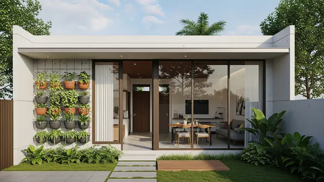 Desain Rumah Satu Lantai yang Tetap Terasa Luas Meski Lahan Terbatas (Image by Gemini AI)