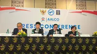 Menteri Hukum dan HAM, Yasonna Laoly (kedua dari kanan) dalam rangkaian kegiatan 61st Annual Session of Asian-African Legal Consultative Organization (AALCO) di Bali (Istimewa)