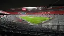 Football Arena Munich mampu menampung 75.024 penonton untuk pertandingan domestik dan dibatasi menjadi 70.000 penonton untuk pertandingan internasional dan Eropa. (AFP/Andreas Gebert/Pool)