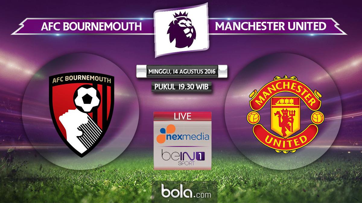 Susunan Pemain AFC Bournemouth Vs Manchester United