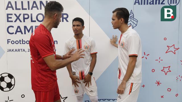 Allianz Explorer Camp 2019, Martin Demichelis, Sandi Sute, Rezaldi Hehanussa