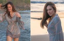 Wulan Guritno Melakukan Sesi Pemotretan di Pantai, Hot Mama Pamer Body Goals Bak Masih Gadis