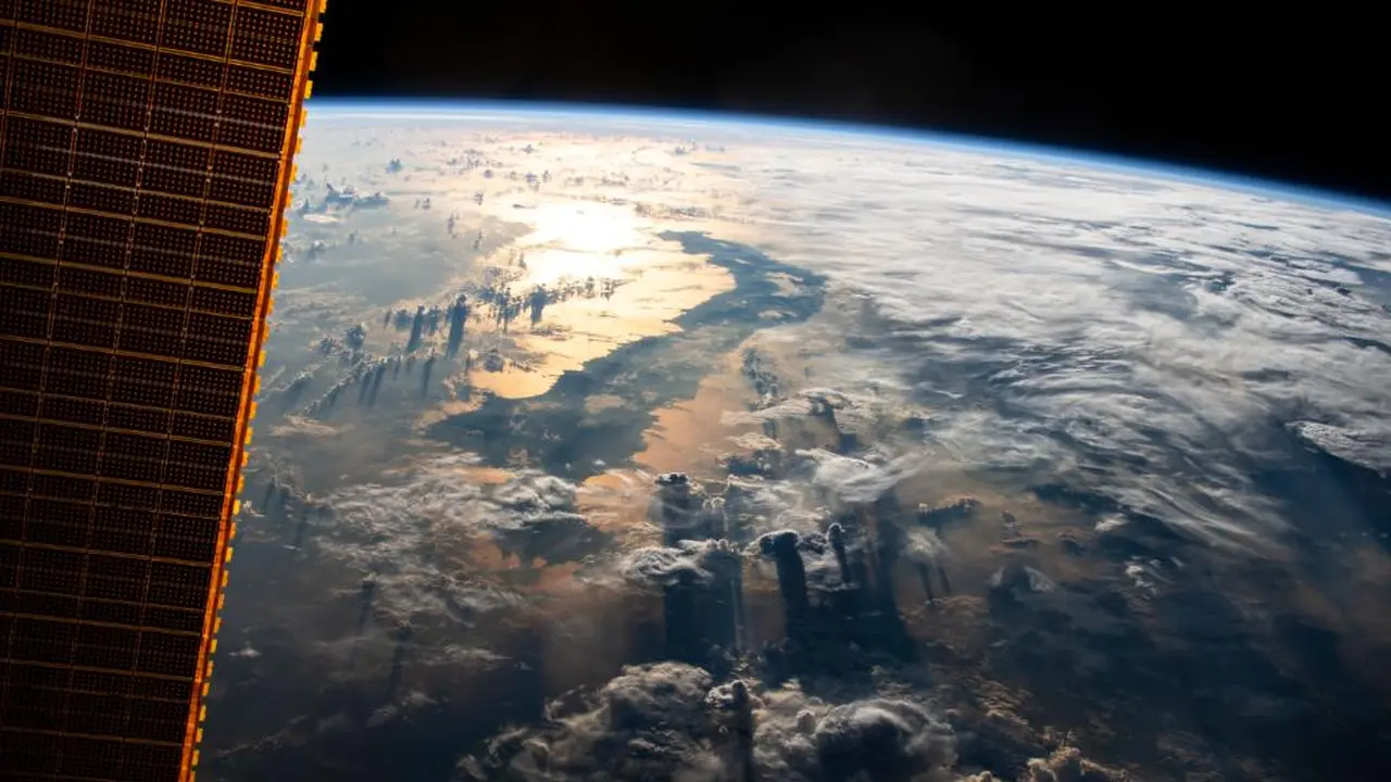 ISS di Atas Indonesia