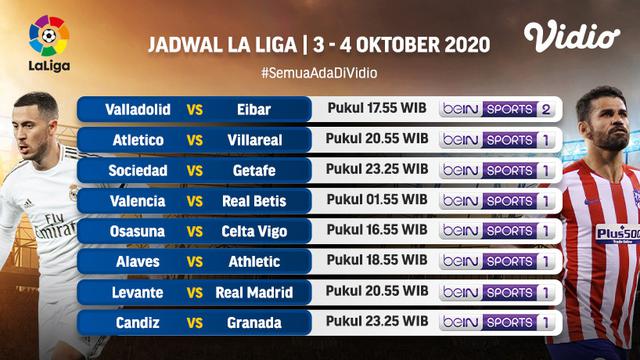 Jadwal La Liga di Vidio