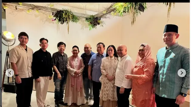 Momen Anak 8 Presiden RI Kumpul, Ada Guntur, Titiek, Yenny, Puan, AHY, hingga Kaesang