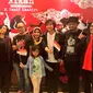 Menaker menghadiri peluncuran single terbaru Kikan Namara yang berjudul "Berkibarlah Indonesia"  di Lounge XXI Plaza Senayan, Jakarta.