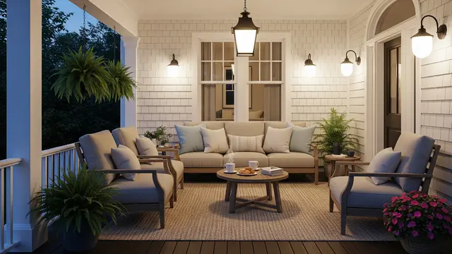 Konsep Bagian Depan Rumah yang Enak Buat Santai dan Ngopi dengan Tenang (Image by Gemini AI)