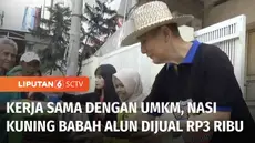 Di Kabupaten Cianjur, Jawa Barat, satu porsi nasi kuning dijual seharga Rp 3.000. Siapapun yang membutuhkan sarapan murah, bisa membelinya di Nasi Kuning Babah Alun.