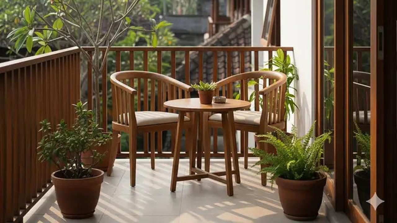 10 Model Teras Rumah Minimalis dengan Balkon Mungil, Nyaman untuk Nongkrong dan Bersantai