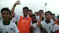 Timnas Indonesia U-16 menjadi juara turnamen Tien Phong Plastic Cup 2017. (Bola.com/Dok. PSSI)