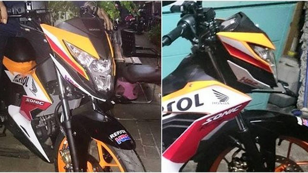 Ini wujud Honda Sonic 150R versi Repsol livery