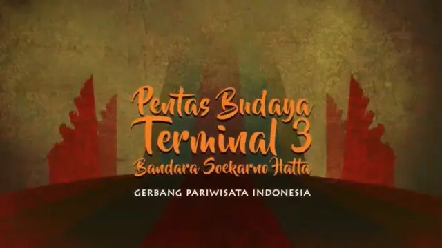 Panggung Budaya Terminal 3 Soekarno Hatta menghibur penumpang. Terminal 3 bertekad  menjadi gerbang baru pariwisata Indonesia.
