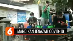 Pemerintah Desa Tegal Maja, Kecamatan Kragilan, Kabupaten Serang, Banten, menyemprotkan disinfektan ke setiap kampung. Penyemprotan dilakukan menyusul positifnya tiga warga usai memandikan jenazah yang positif corona.