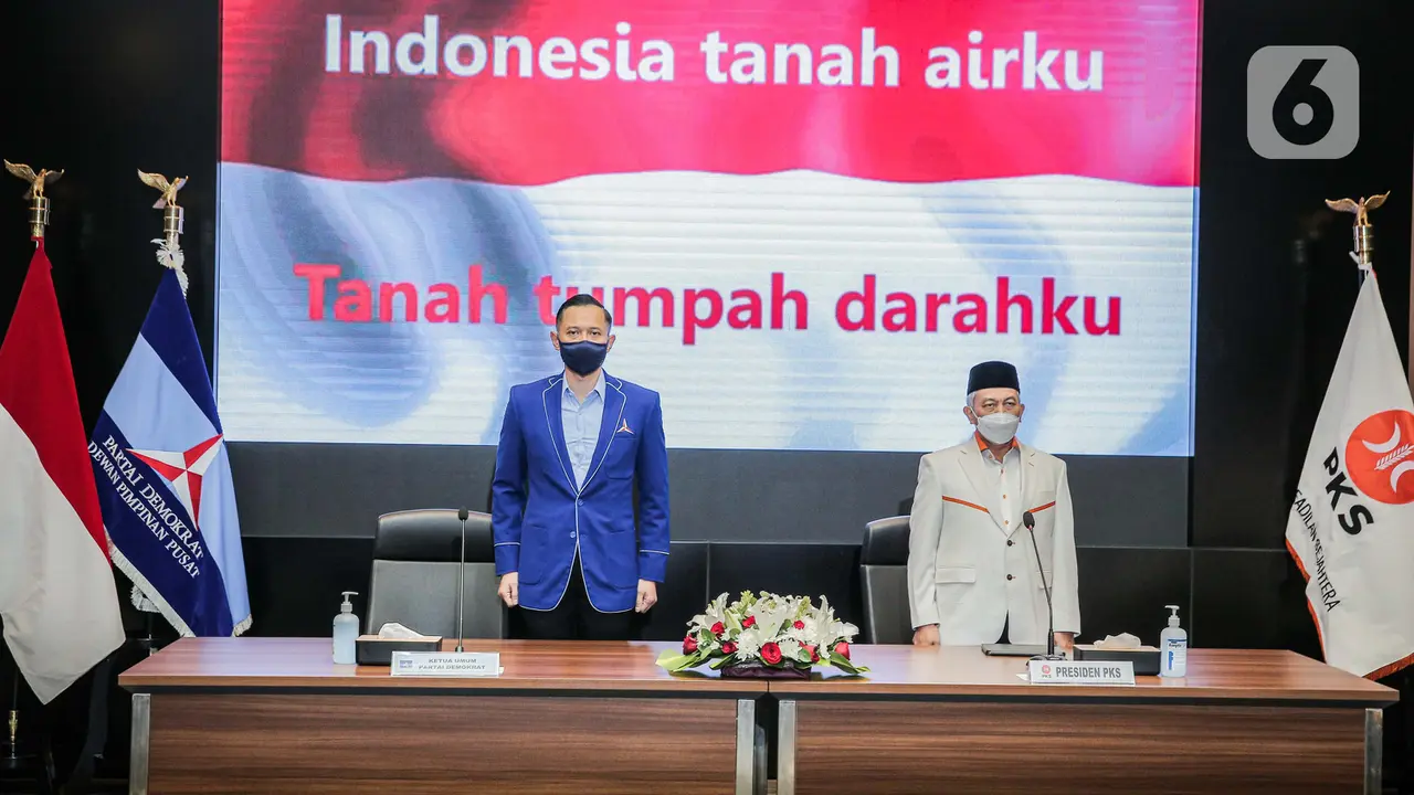 Petinggi Partai PKS sambangi Markas Demokrat
