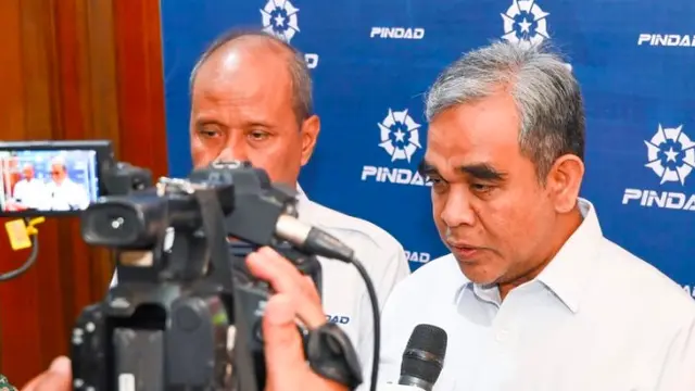 Ketua Majelis Permusyawaratan Rakyat (MPR) Ahmad Muzani bersama sejumlah pimpinan MPR mengunjungi PT Pindad di Bandung, Jawa Barat. (Istimewa)