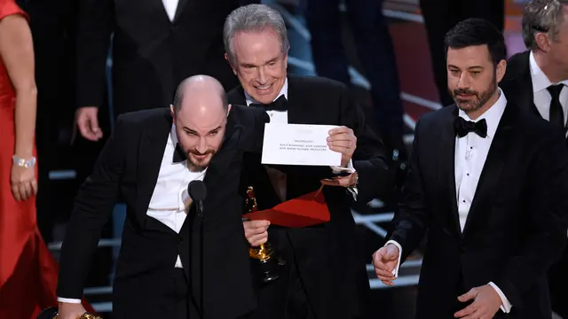Warren Beatty di Piala Oscar 2017