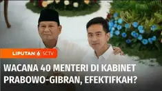 Presiden terpilih Prabowo Subianto disebut-sebut akan membentuk kabinet berisi 40 kementerian. Salah satu alasannya, Indonesia yang dinilai sebagai negara besar memiliki beragam permasalahan. Tepatkah membentuk kabinet jumbo ? Kita Diskusi.