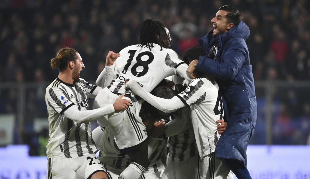 Kemenangan ini membuat Juventus bertengger di posisi tiga klasemen dengan 34 poin. Sementara Inter Milan membuntuti Nyonya Tua di posisi empat dengan 33 poin. (Massimo Paolone/LaPresse via AP)