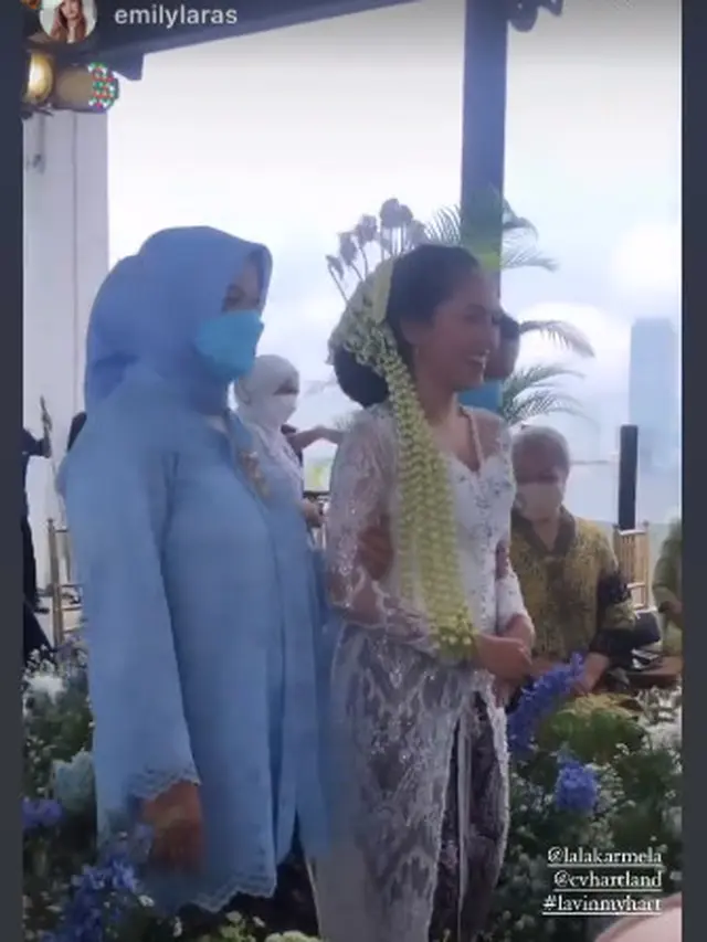 6 Momen Pernikahan Lala Karmela, Ijab Kabulnya Pakai Bahasa Inggris
