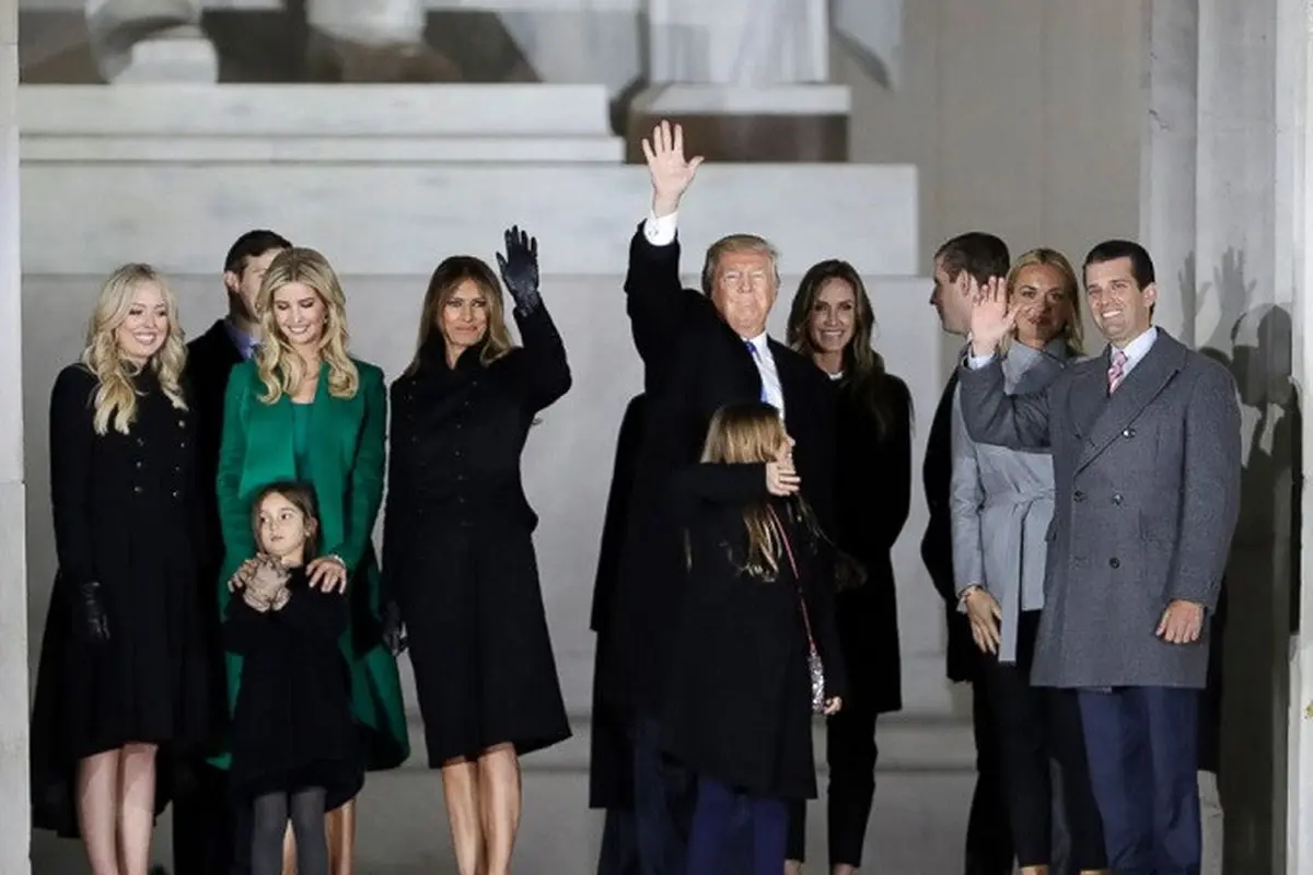 Donald Trump beserta keluarganya
