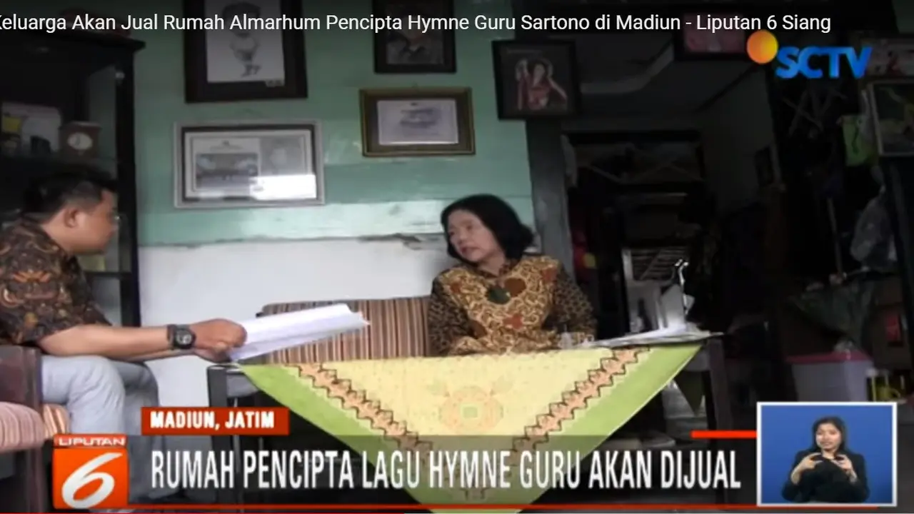 Istri Pencipta Lagu Hymne Guru