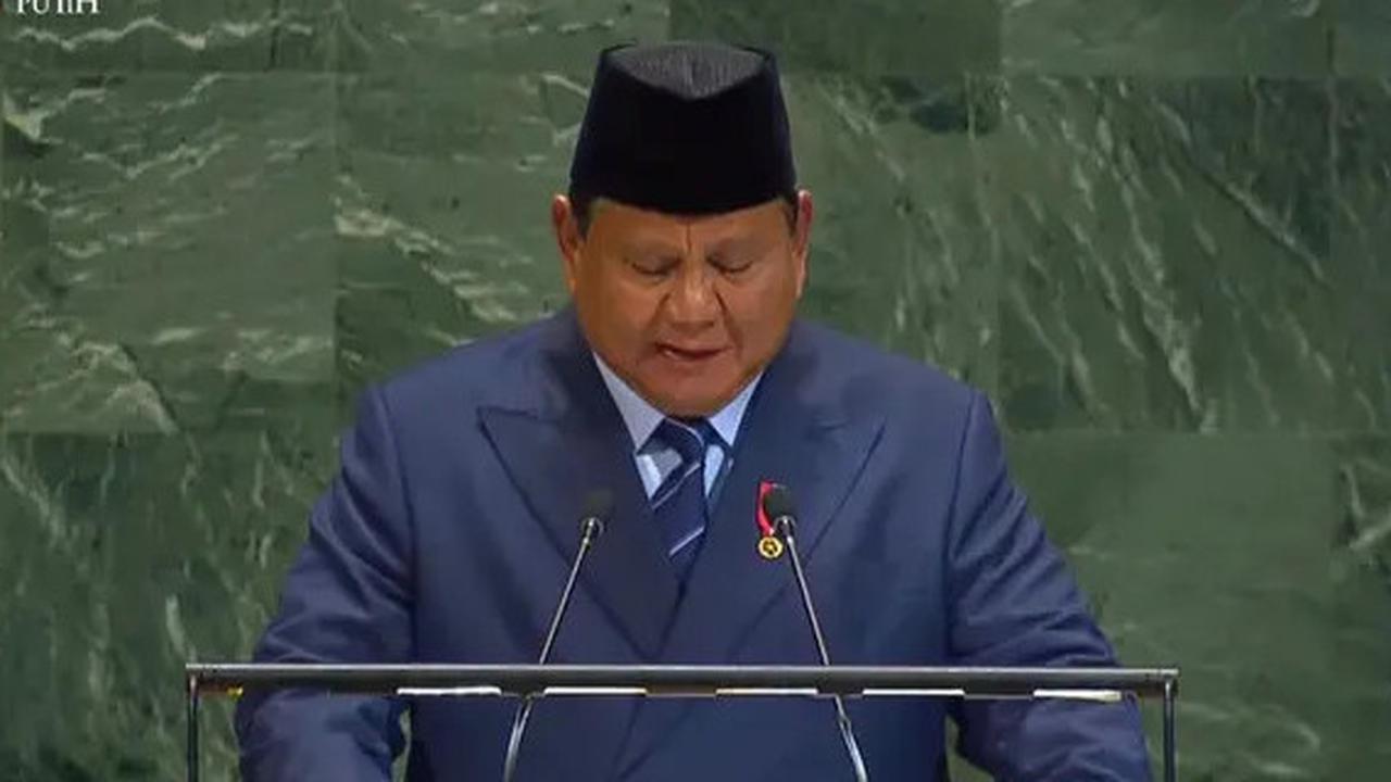 Prabowo Pamer Indonesia Swasembada Beras dan Ekspor ke Palestina di Sidang Umum PBB