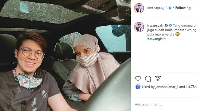 Zaskia Sungkar - Irwansyah (Foto: Instagram/@irwansyah_15)