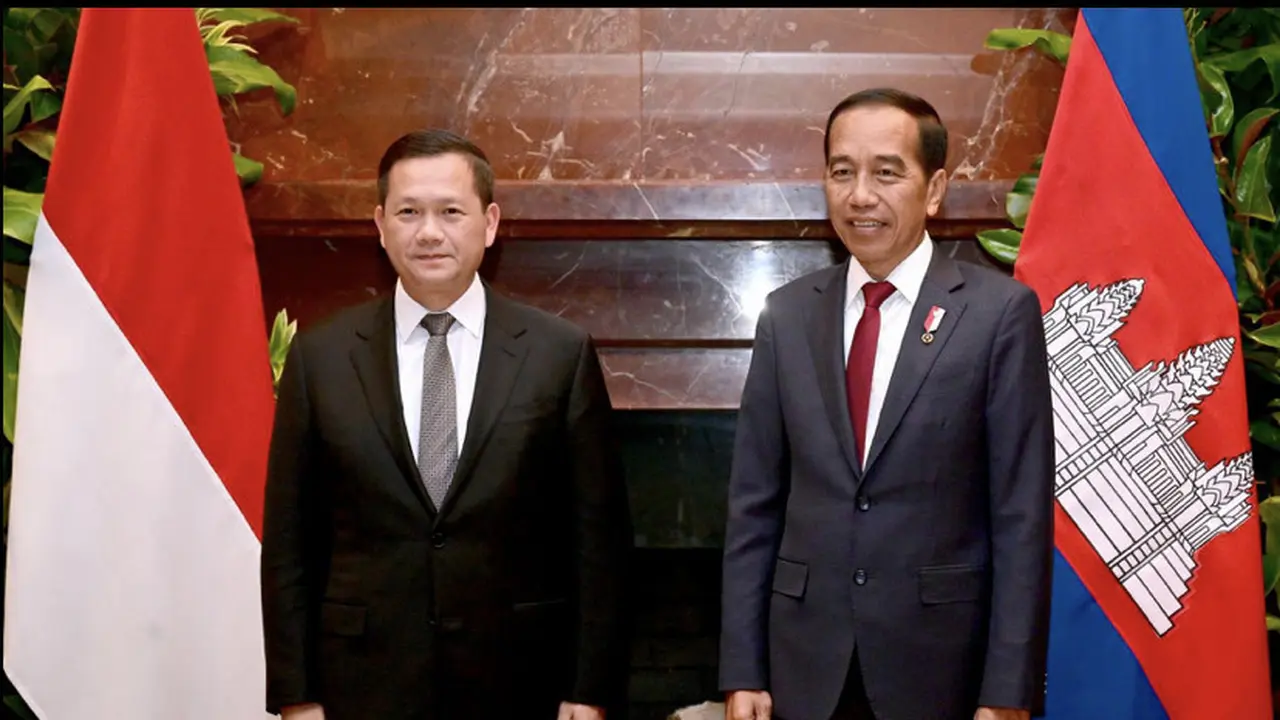 Presiden Jokowi Bertemu PM Kamboja Hun Manet