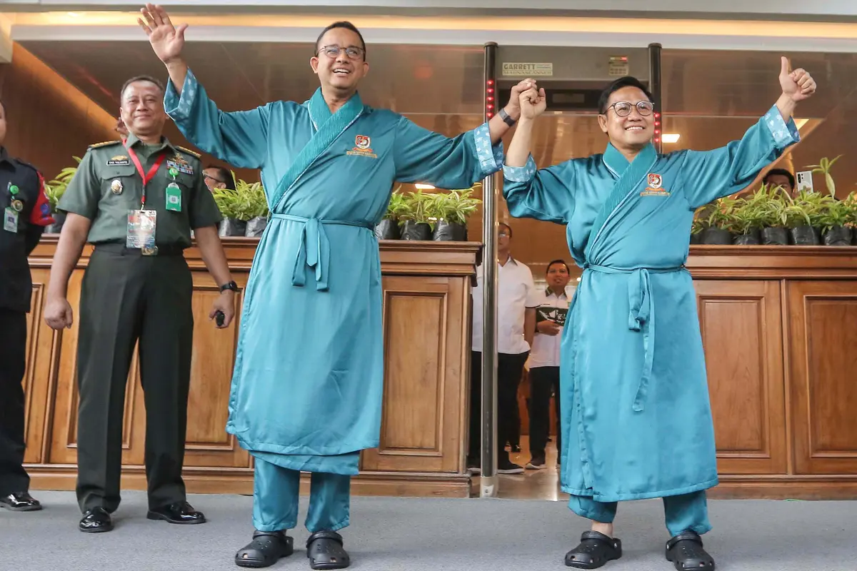 Anies Baswedan dan Muhaimin Iskandar Tiba di RSPAD Gatot Soebroto