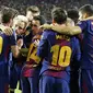 1. Barcelona - Mengeluarkan 6,8 juta poundsterling per pekan. (AP/Alberto Saiz)