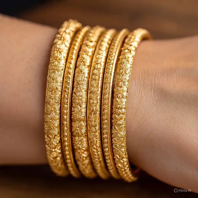 Gelang Emas 24 Karat Keroncong