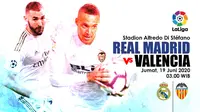 Link Live Streaming Real Madrid vs Valencia pada Pekan Ke-29 La Liga di Vidio