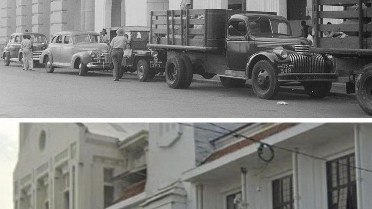 Salah satu bangunan masih kental dengan gaya arsitektur eropa atau Belanda sentris, ada di Jalan Palang Merah.