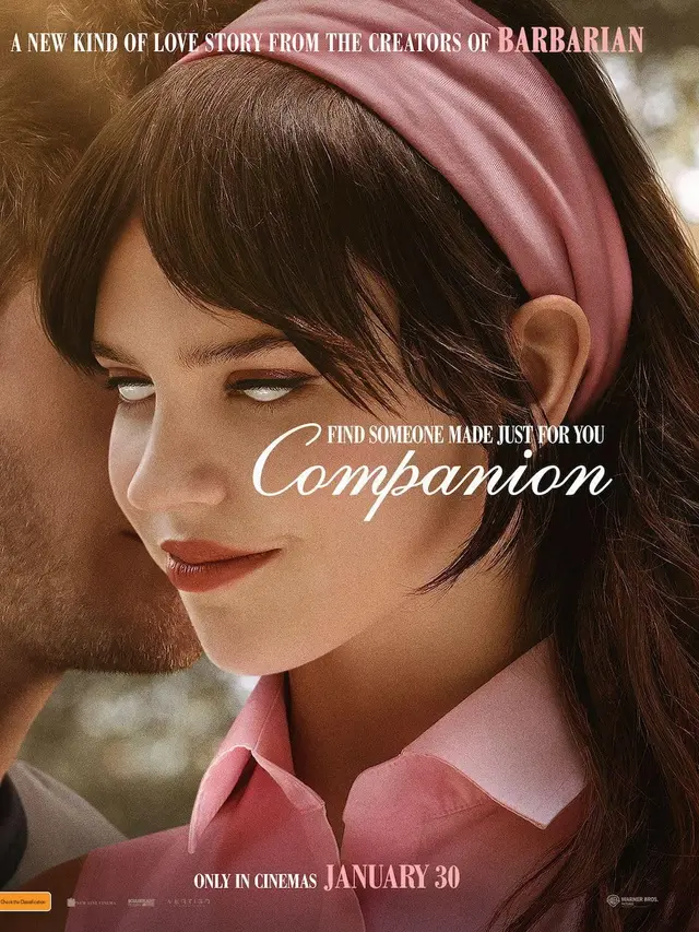 Poster film Companion. (Foto: Dok. Warner Bros. Pictures/ IMDb)