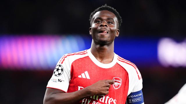 Foto: Melihat Gol Semata Wayang dari Bukayo Saka yang Membawa Arsenal ke Final Liga Champions