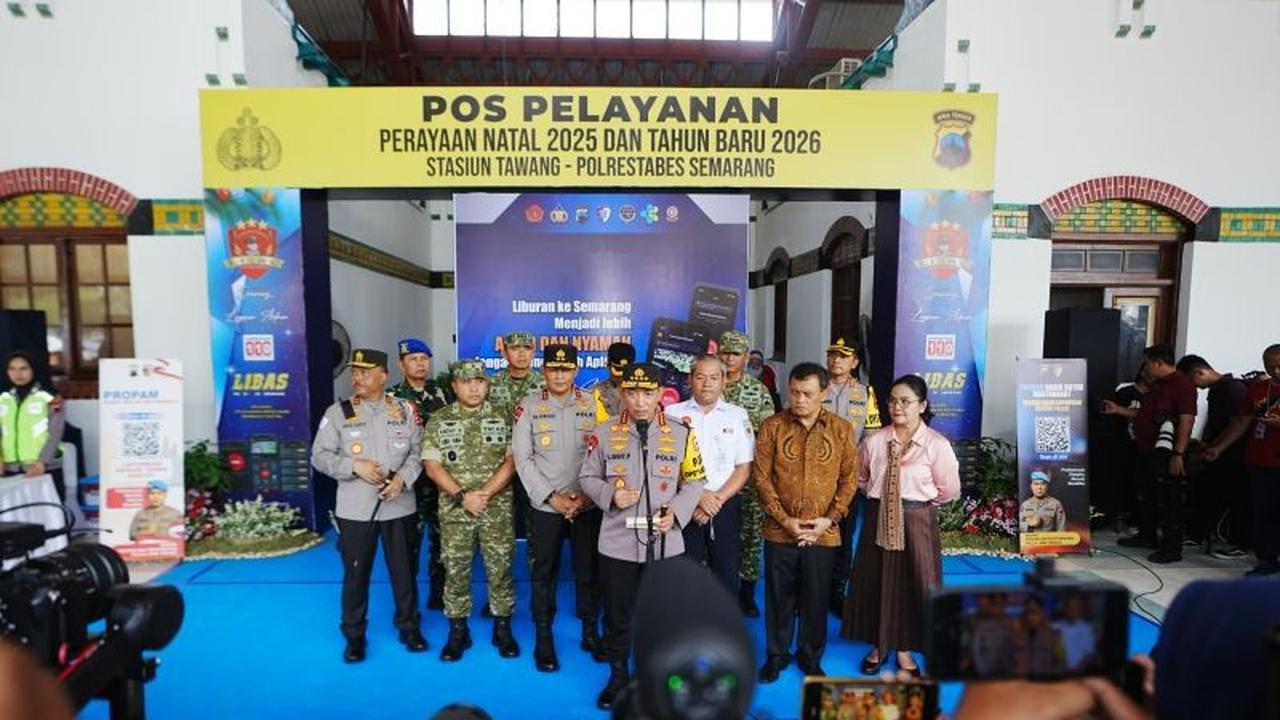 Kapolri Tegaskan Komitmen Pemerintah dalam Peningkatan Pelayanan Nataru 2025/2026