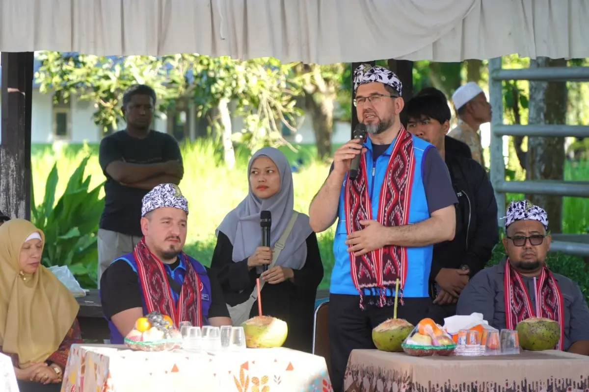 Turkiye Diyanet Vakfı bersama bersama Human Initiative menyalurkan 730 ekor sapi tersalurkan ke 3 provinsi, 9 kota/kabupaten dan 136 desa di Indonesia (Istimewa)