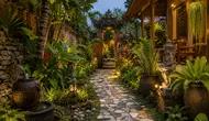 6 Inspirasi Taman Ala Bali dari Barang Bekas untuk Mempercantik Halaman Rumah