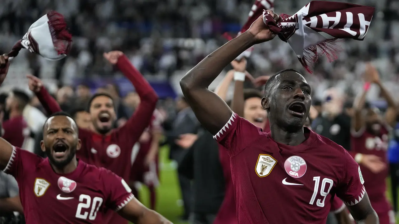 Foto: Usaha Tak Kenal Lelah Tuan Rumah Qatar Berujung Manis, Tumbangkan Iran dan Melaju ke Final Piala Asia 2023