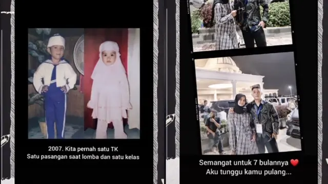 Kenal Sejak TK, Kisah Cinta Pasangan Ini Curi Perhatian Warganet