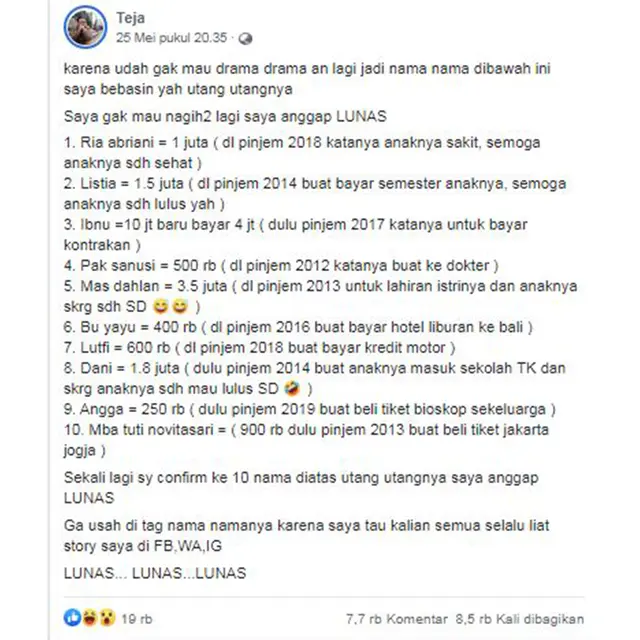 nagih utang