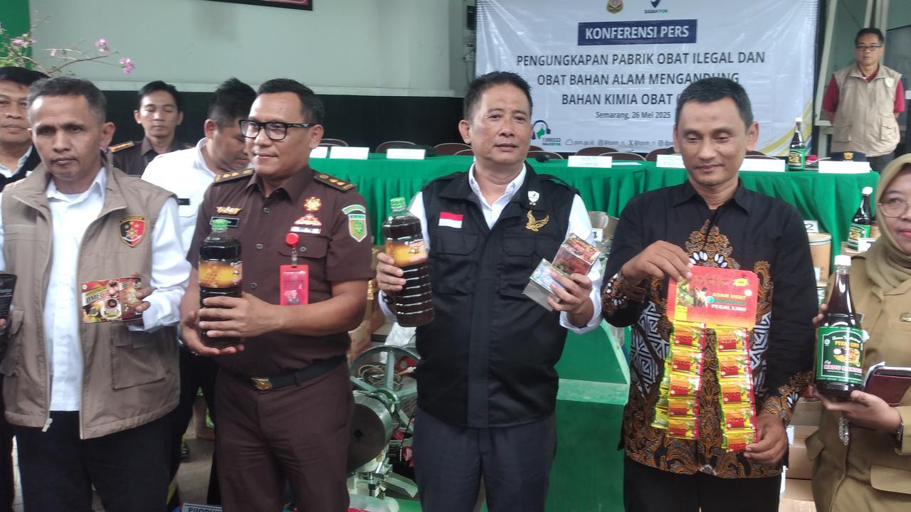 Kasus Jamu dan Obat Kuat Palsu Berbahan Kimia di Jateng Terbongkar