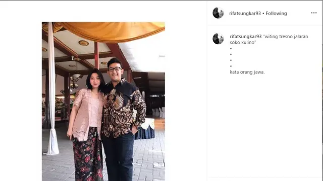 Rifat Umar (Foto: Instagram/@rifatsungkar93)