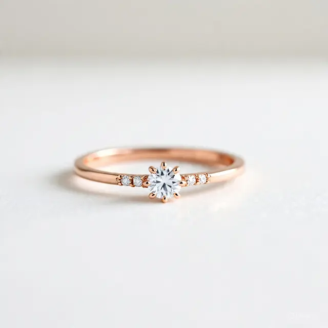Model Cincin Emas Rose Gold